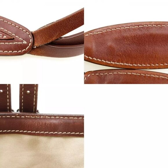 CELINE logo Tote Bag black/Brown canvas Women - Picture 12 of 16